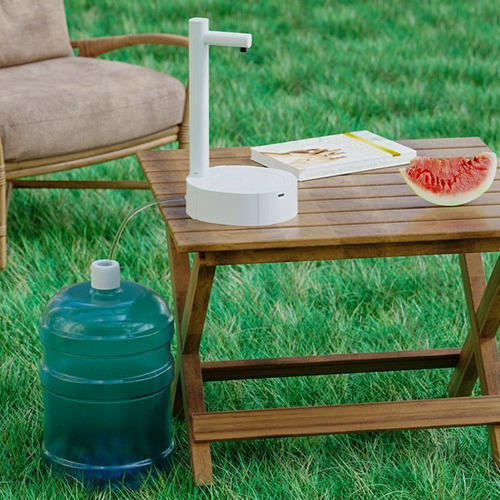 Dispenser De Agua Recargable 5v Para Bideones Y Botellones Blanco
