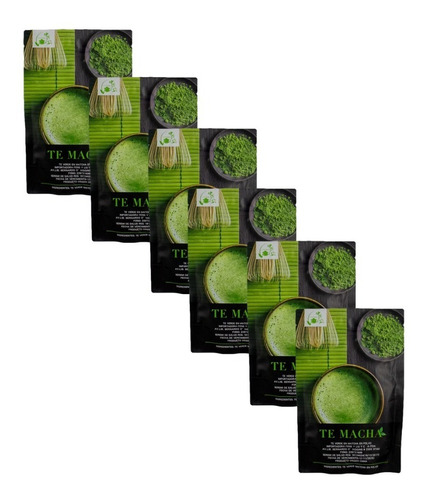 Pack Té Matcha Envasado 100 Gr X 6 Unidades - Lireke