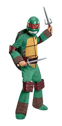 Disfraz De Raphael Deluxe De Tortuga Ninja Adolescente