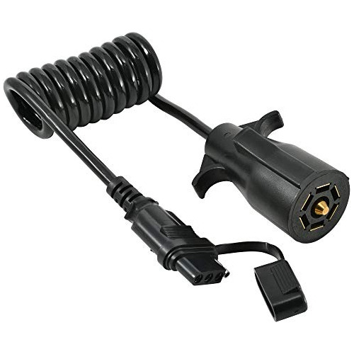 Adaptador De Remolque Espiral De 7 Vías Redondas 4 Ví...