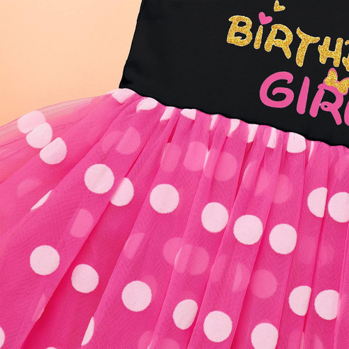 Imekis Mouse 2do 3er Cumpleaños Traje Bebé Niñas Vestido Dos