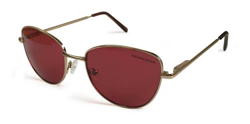 Kevingston Lentes Sol Metal Anteojos Kvn Evolet Bordo