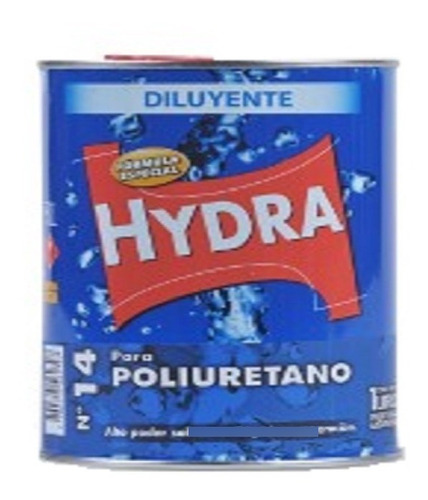 Diluyente Poliuretano 1lts Hydra Nº14 Colorin Secado Rápido 