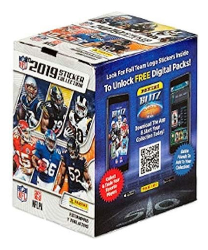 Caja De Colección De Pegatinas De Fútbol Panini Nfl 2019 (50