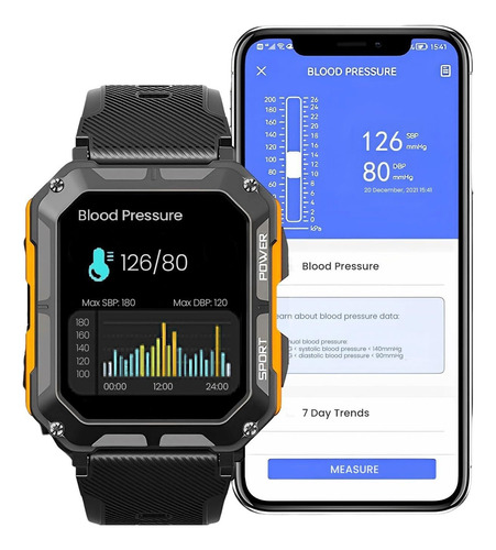 Indestructible Smartwatch, Smart Watch, Ip68 Resistente Al Y