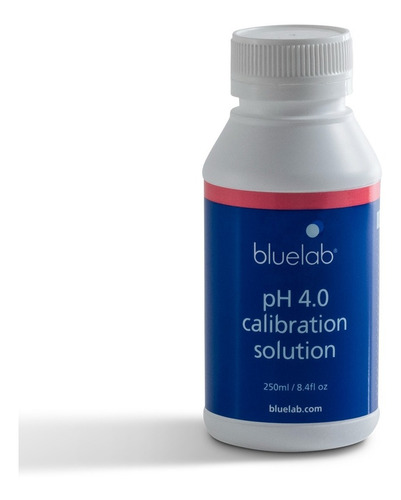 Solución Buffer Calibración Ph 4.0 Bluelab 250 Ml