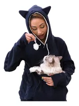 Comprar Sudadera Con Capucha Y Bolsa Para Gato O Perro Pequeño, Azul