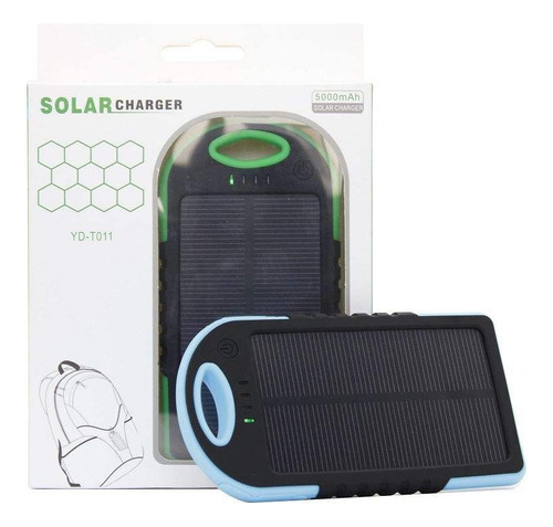 Cargador Solar Banco De Energia 6800 Mah Cargador Portati Color Variado