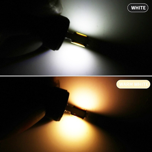 10x Ampolleta Led T5 Canbus Anti Error 5630smd W3w Blanco