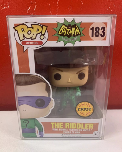 Funko Pop Riddler Chase Acertijo #186 Dc Comics Batman Raro (Usado)