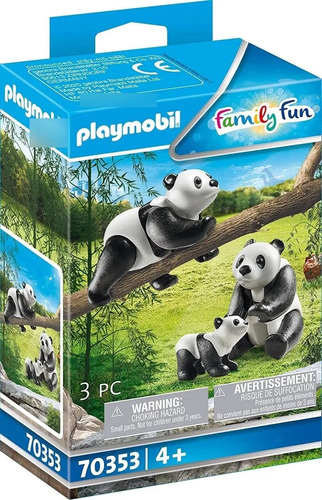 Playmobil® Pandas Con Bebé Intek 70353 Family Fun