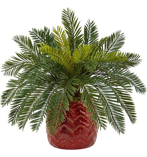 Planta Artificial Casi Natural 6307 N / A Cycas En Plantador