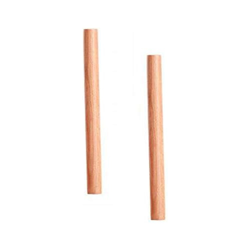 Vndeful 2pcs Rodillo De Madera Maciza Cocina, Herramien...