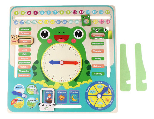Reloj Con Calendario Para Niños, Juegos De Mesa Preescolares