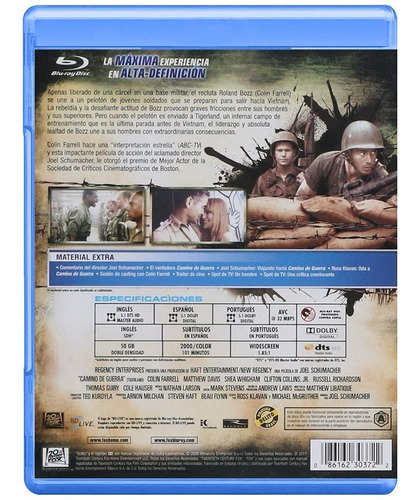 Camino De Guerra Colin Farrell Pelicula Blu-ray