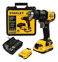 Comprar Taladro Atornillador 20v 13mm Stanley + Maletin Sbd710c2k Color Amarillo Frecuencia 50