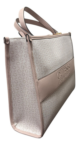 Bolsa Guess Color Rosa Palido Para Dama Sg962222 Rosa Pálido Rayas Oro Rosa Pálido