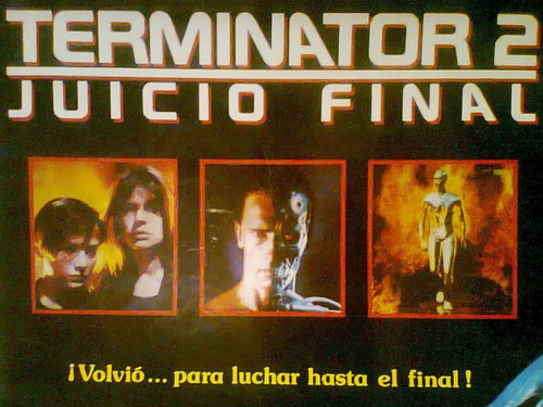 Juego Mesa Terminator 2 El Juicio Final Arnold Raro Retr Kxz (Usado)