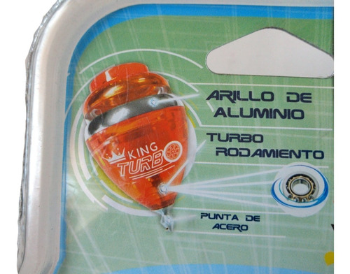 Trompo Cometa King Turbo - Con Rodamiento - 3 Piezas