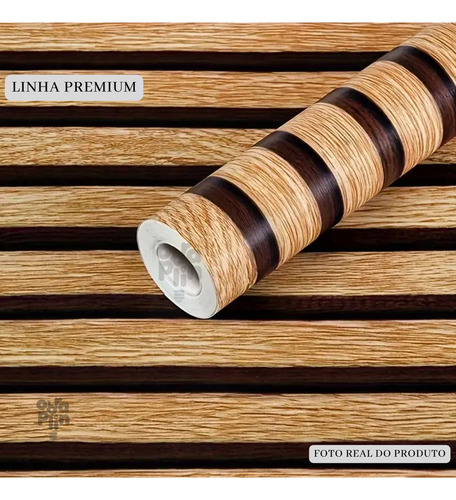 Adesivo Decorativo Papel De Parede Ripas Zara Geométrico 10m Cor Ripado 02