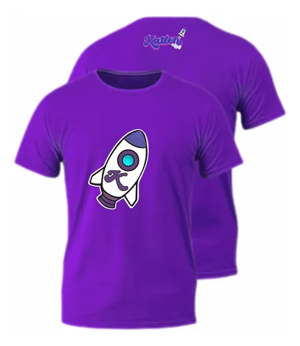 comprar Camiseta Da Katlen Irmã Da Emilly Vick Blusa Roxa Katlenof $