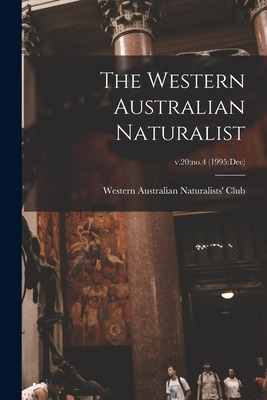 Libro The Western Australian Naturalist; V.20: No.4 (1995...