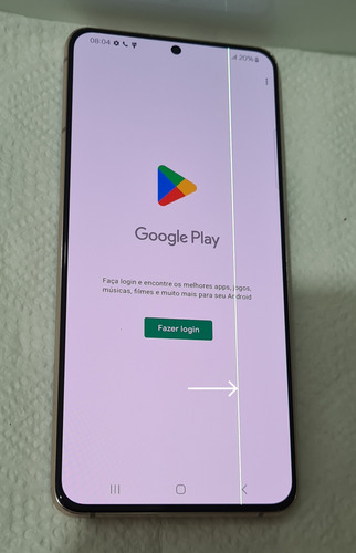 Samsung Galaxy S21 Plus 5g 256gb Lilás(com Linhas Verticais) (Usado)