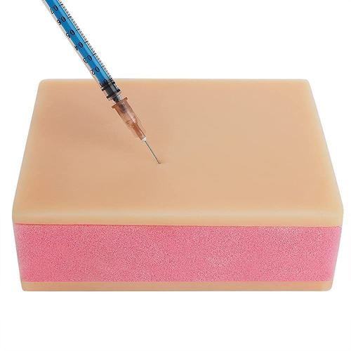 Silicone Sponge Human Skin Injection Pad Training Model, Nur