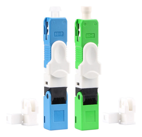 Conector Rápido Sc/apc, Sc/upc Fibra Óptica Robocop 10 Uds.