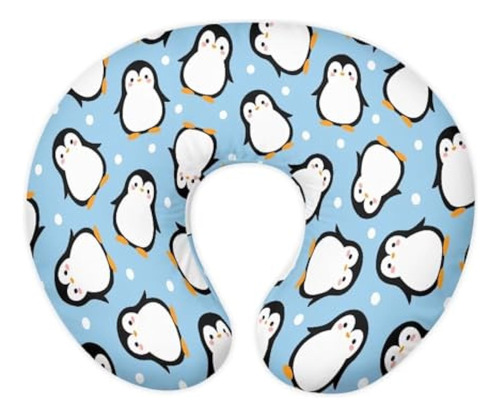 Funda De Repuesto De Almohada De Lactancia De Pingüinos De