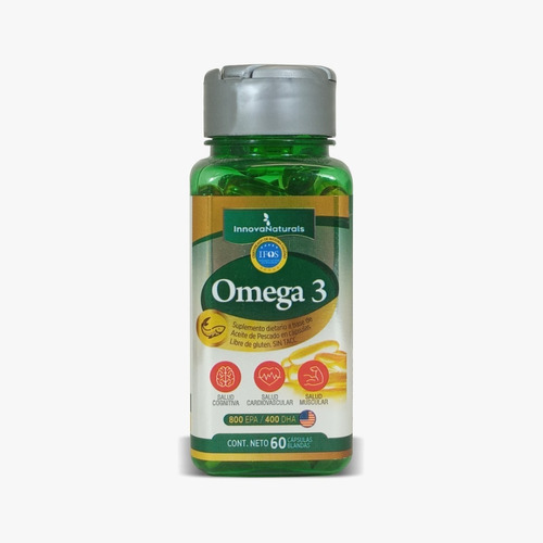 Omega 3 Ultra Pureza Innovanaturals 800 Epa 400 Dha