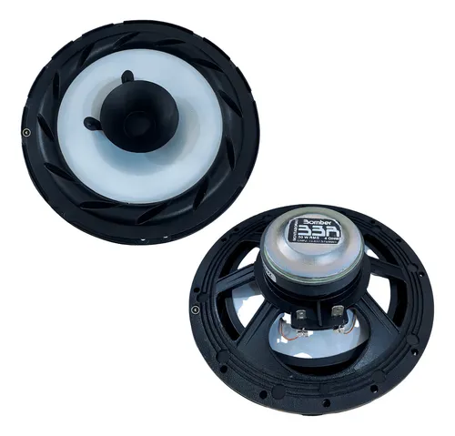 Altavoces Bbr6 de 6 pulgadas, 100 W, par O, 4 ohmios, de rango completo, color negro