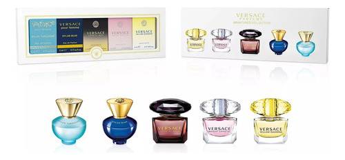 Mini Set 5 Piezas Versace Collection Para Mujer 5ml