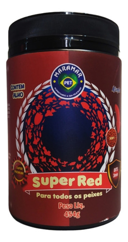 Ração Maramar Super Red Soft 3mm - 454 Gramas 