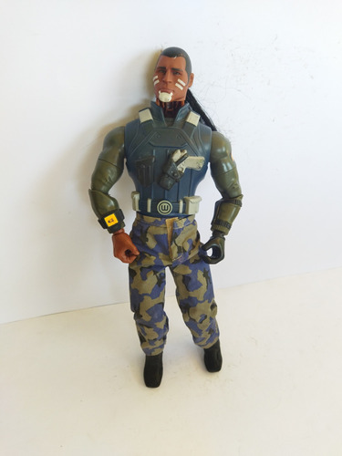 Action Man Redwolf Indio Americano Cola Traje Azul Dañado