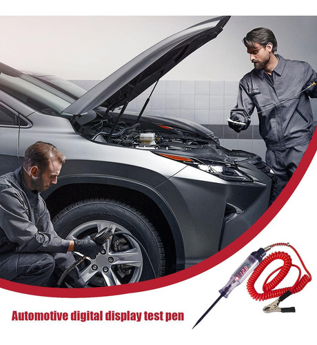 Probador De Circuito Automotriz Led Digital Luz De Prueba Au
