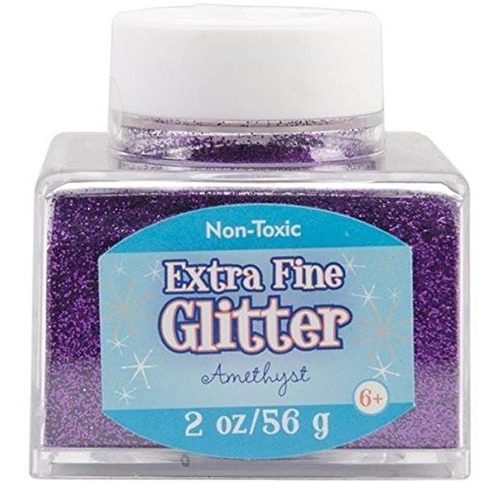 Sulyn Amatista Extra Fina Purpura Apilador Glitter Tarro 2 O
