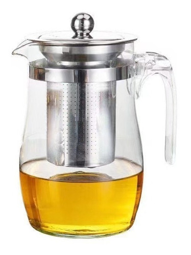 Set Tetera Té Acero Vintage Vidrio 500 Ml Premium - Cukin