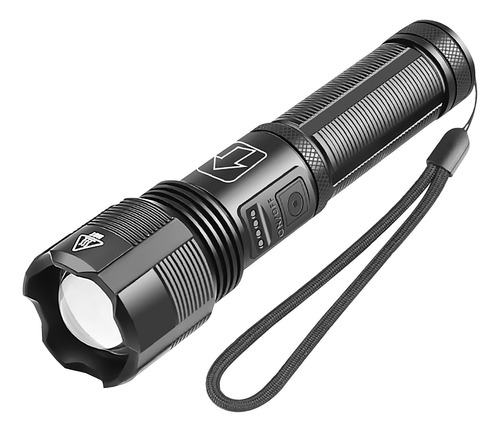 Linterna I Xhp50, Pantalla De Alimentación, Carga Usb, Fuert