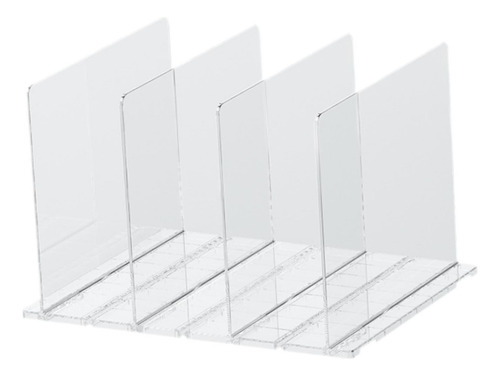 Divisores De Estantes Transparentes, Portátiles, 4 Piezas
