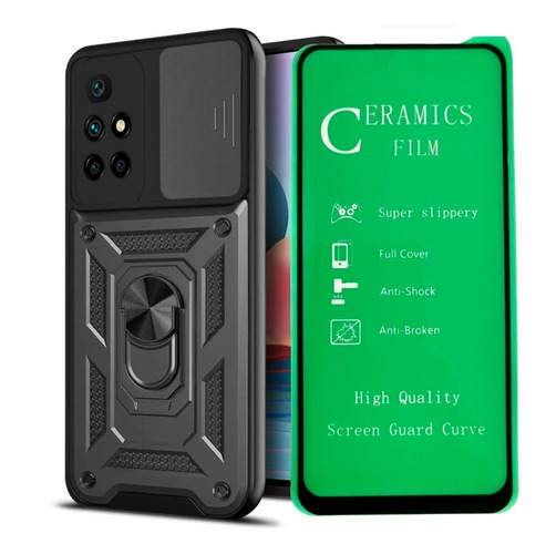 Estuche Antichoque + Vidrio Para Xiaomi Redmi Note 11 Pro+5g