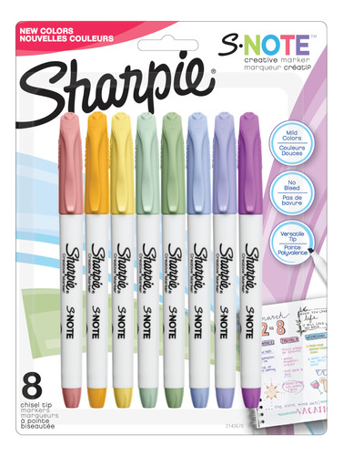 Marcadores Creativos De Sharpie S-note, Resaltadores, Colore