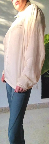 Campera Cire Deportiva Vintage 80s Color Crema