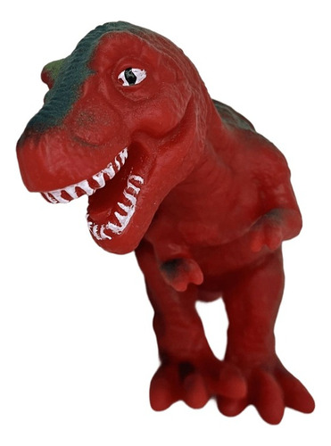 Dinosaurio De Goma - T-rex Rojo