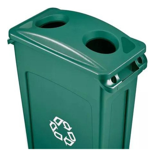 Tapa Slim Jim Rubbermaid De Reciclaje 2 Piezas