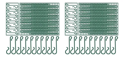 300 Ganchos Para Adornos, Colgadores De Alambre Metálico, Ganchos Navideños, Ganchos Para Decorar El árbol De Navidad, Ideales Para El Hogar Y Las Fie