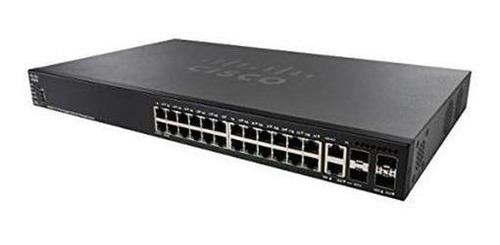 Switch Cisco Sg550x-24 Adm 24 Puertos Gigabite + 4 Sfp