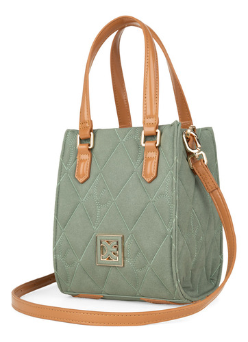 Bolsa Tote Cloe Janrami Chico Color Verde