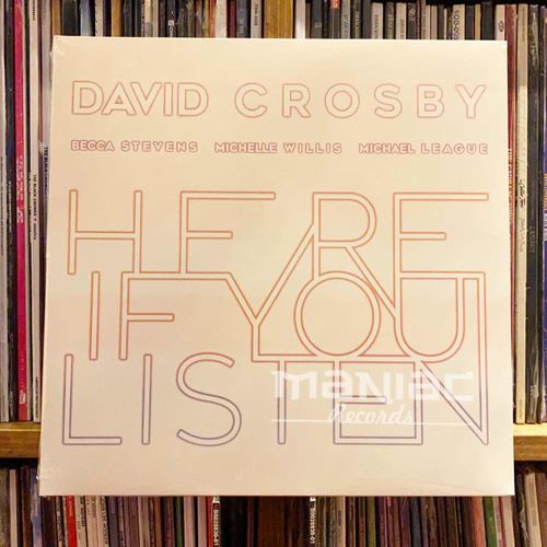 David Crosby  Here If You Listen Edicion Vinilo