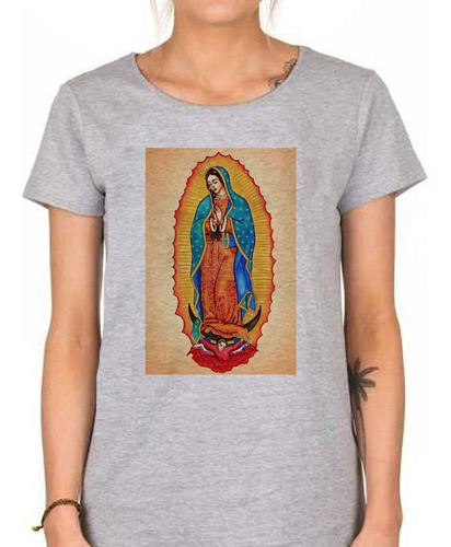 Remera De Mujer Virgen De Guadalupe Religion